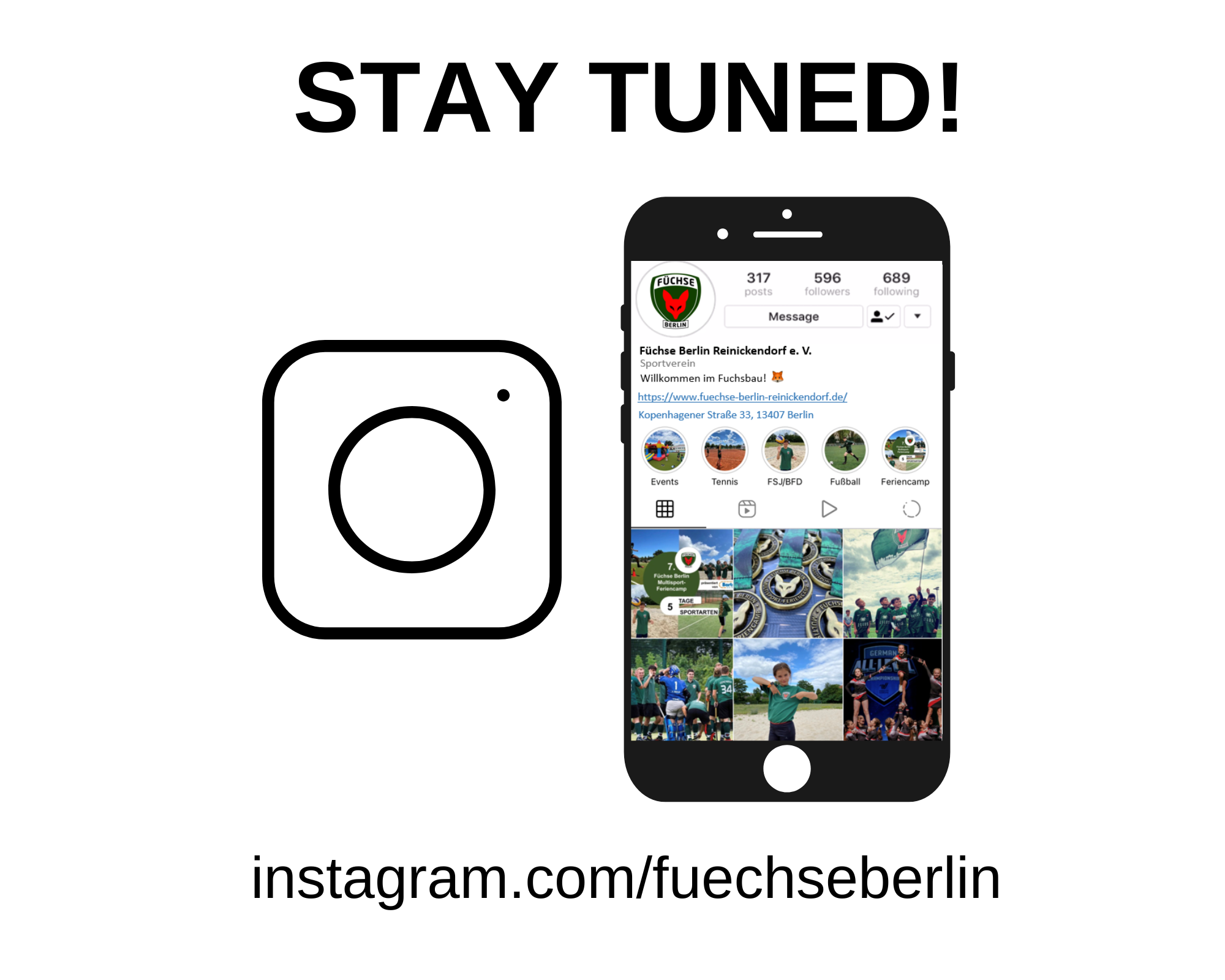 Die Füchse jetzt bald auch auf Instagram. instagram.com/fuechseberlin