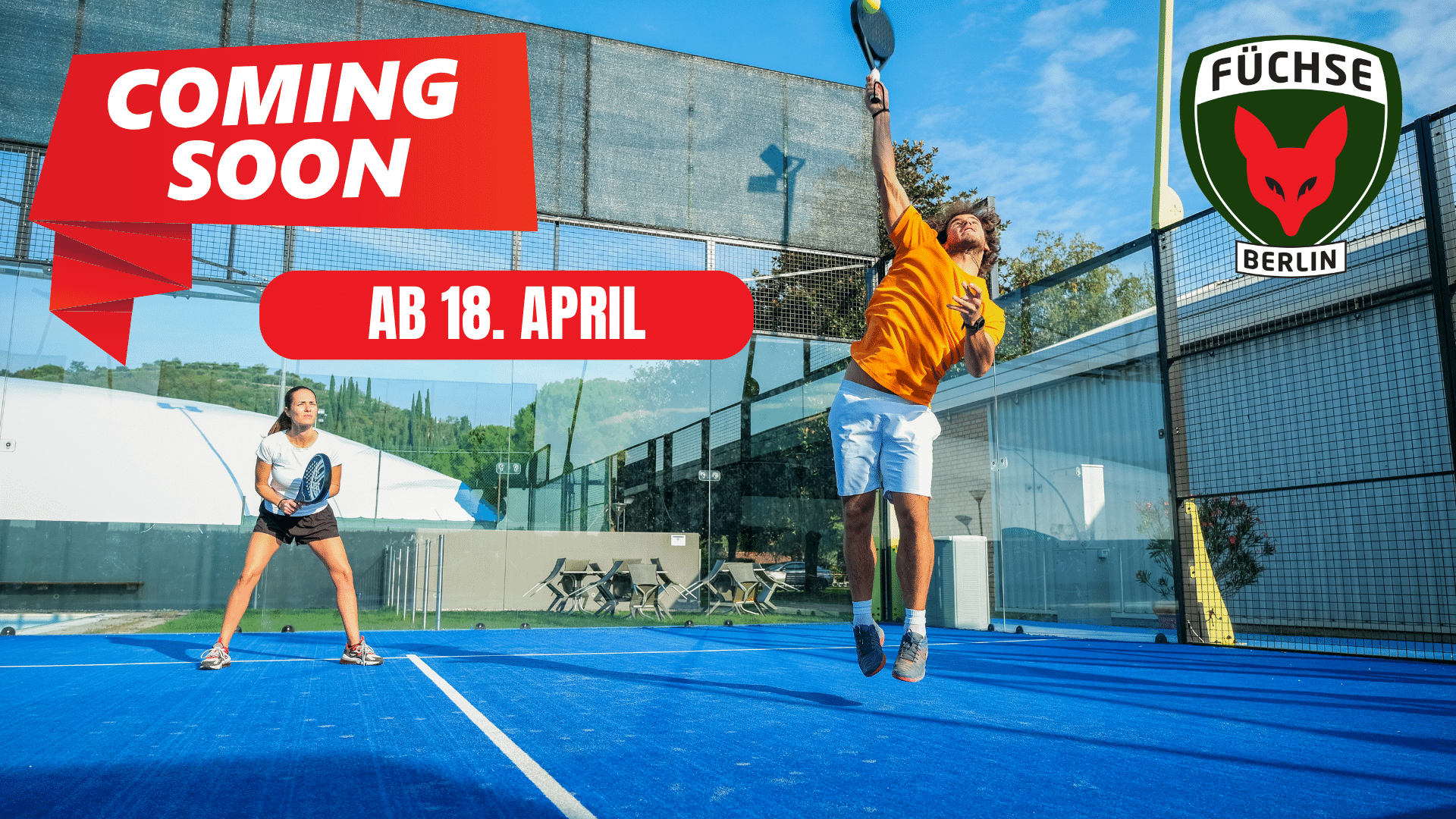 Zwei neue Padel-Courts im Sportpark