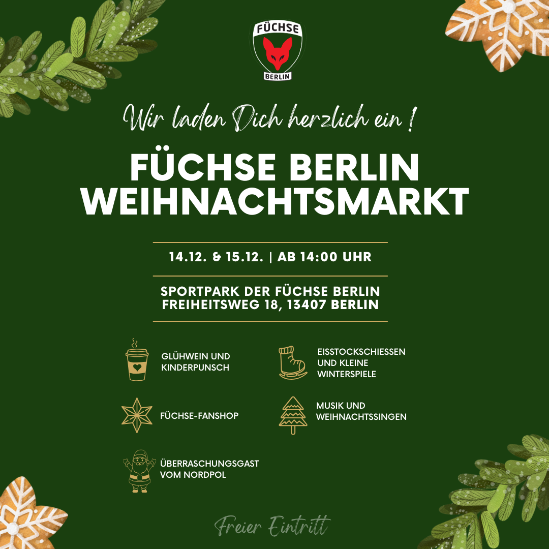 Weihnachtszauber im Fuchsbau!