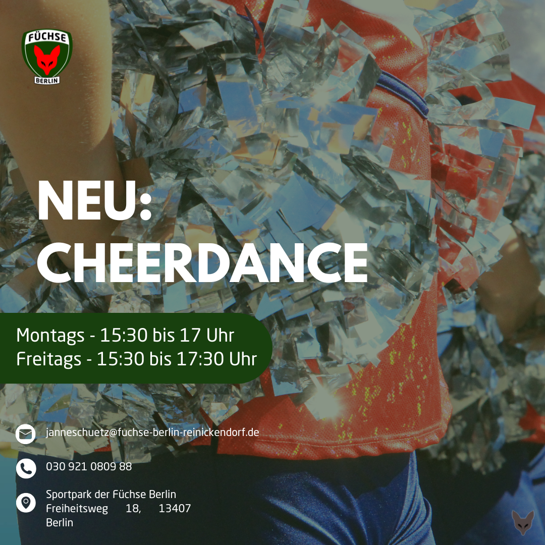 Cheerdance bei den Füchsen Berlin